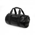 Faux Leather Barrel Bag