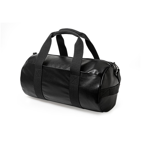 BG258 Faux Leather Barrel Bag